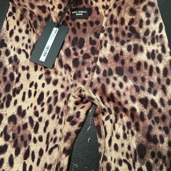 Dolce & Gabbana SKIMS Leopard Print Leggings - Picture 1 of 6
